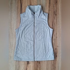 Columbia Women's Light Gray Quilted Vest Size Medium